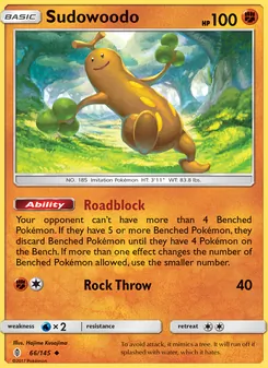 Sudowoodo (Guardians Rising #66)