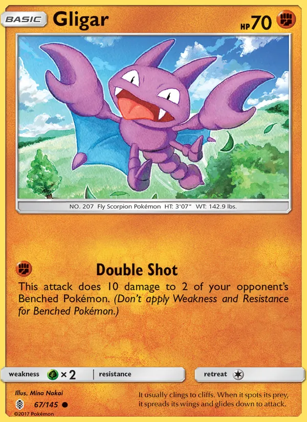 Gligar — Guardians Rising #67 (Pokémon TCG card)