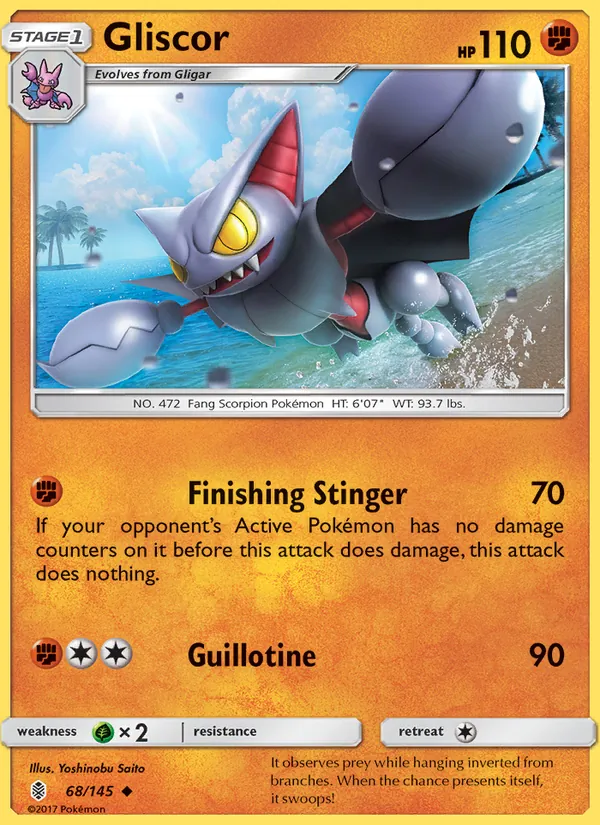 Gliscor — Guardians Rising #68 (Pokémon TCG card)