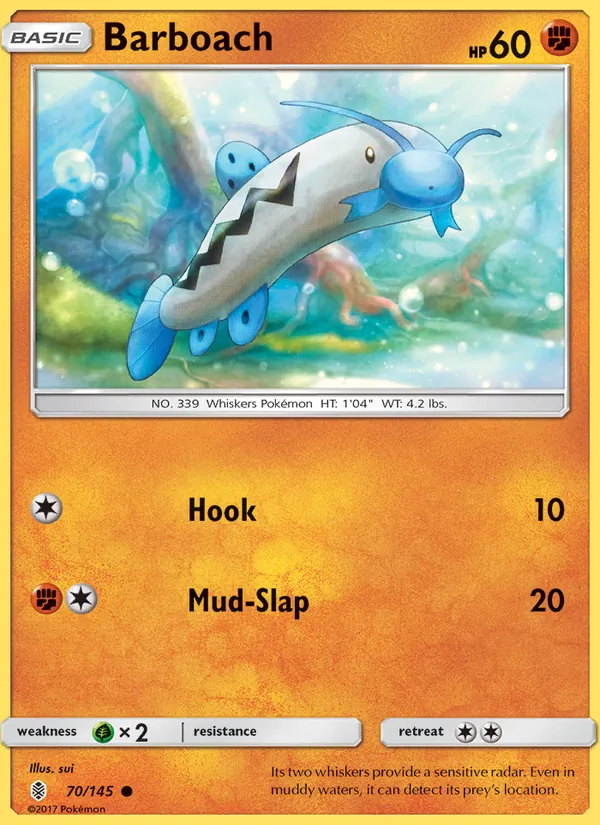 Barboach — Guardians Rising #70 (Pokémon TCG card)