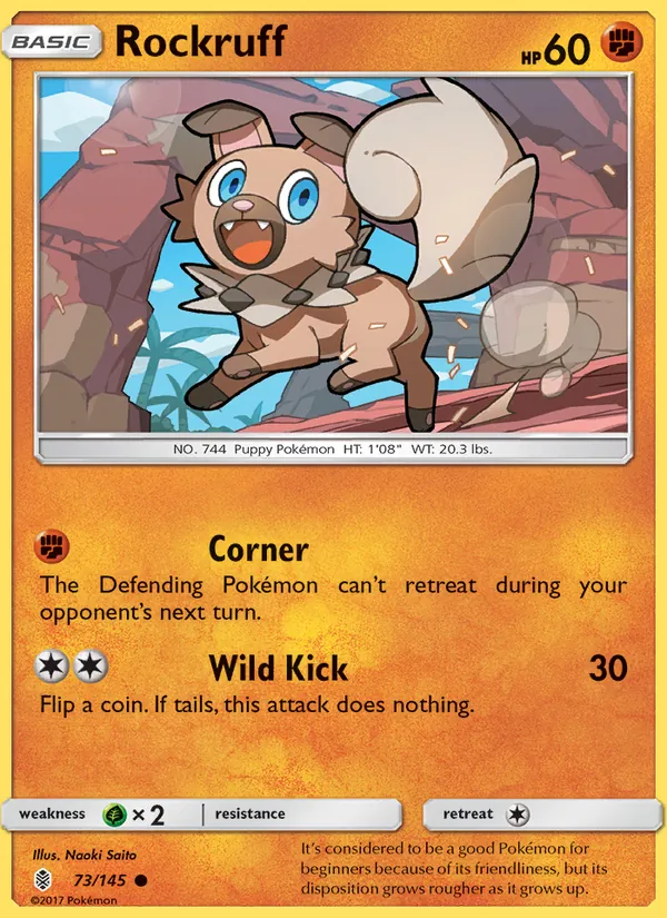 Rockruff — Guardians Rising #73 (Pokémon TCG card)