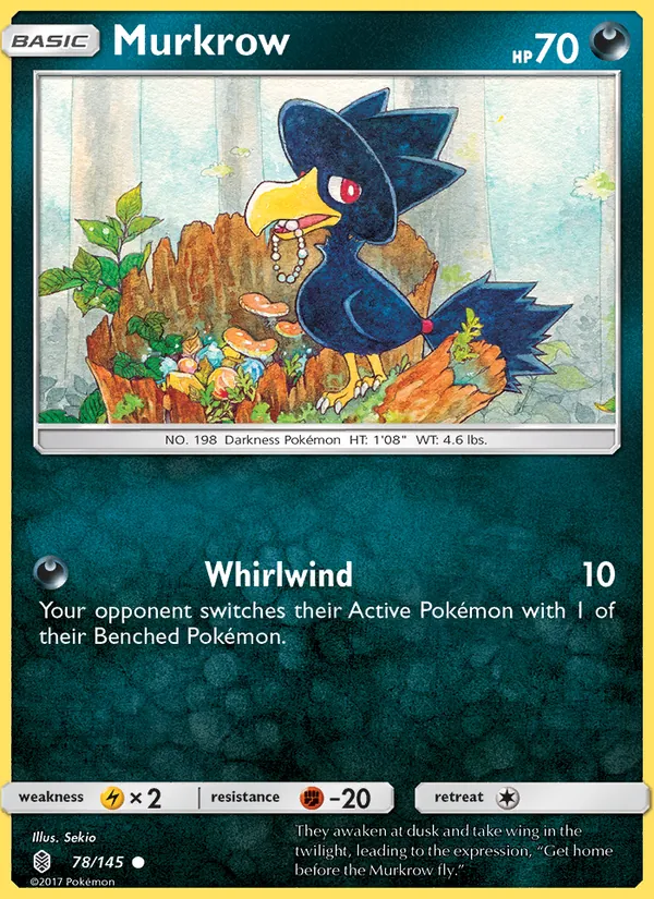 Murkrow — Guardians Rising #78 (Pokémon TCG card)