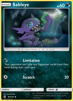 Sableye (Guardians Rising #80)
