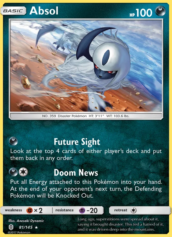 Absol — Guardians Rising #81 (Pokémon TCG card)