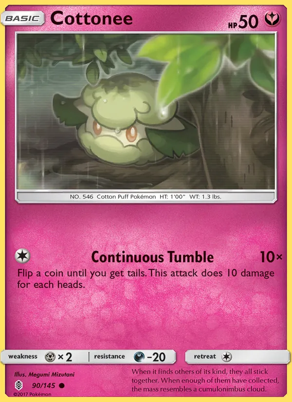 Cottonee — Guardians Rising #90 (Pokémon TCG card)