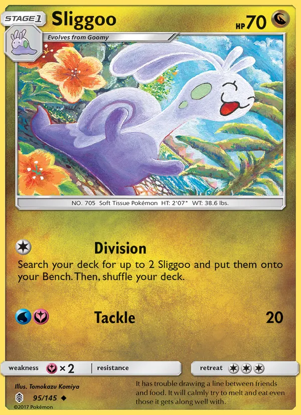 Sliggoo — Guardians Rising #95 (Pokémon TCG card)
