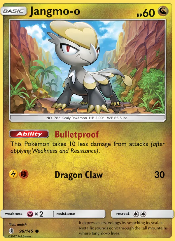 Jangmo-o — Guardians Rising #98 (Pokémon TCG card)