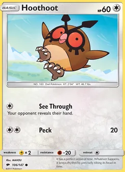 Hoothoot (Burning Shadows #106)