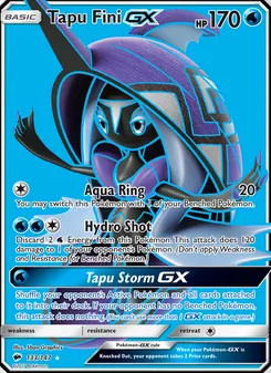Tapu Fini GX (Burning Shadows #133)