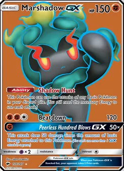 Marshadow GX (Burning Shadows #137)