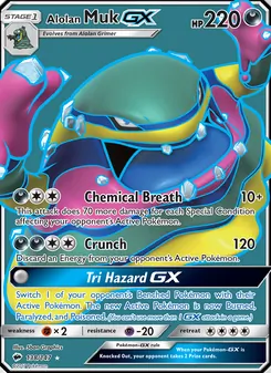Alolan Muk GX (Burning Shadows #138)
