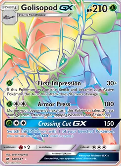 Golisopod GX (Burning Shadows #148)