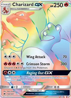 Charizard GX (Burning Shadows #150)