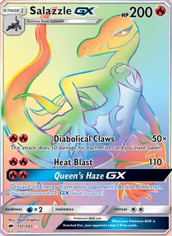 Salazzle GX (Burning Shadows #151)