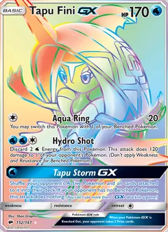 Tapu Fini GX (Burning Shadows #152)