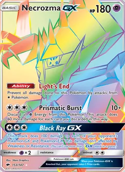 Necrozma GX (Burning Shadows #153)