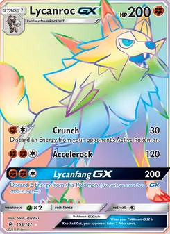 Lycanroc GX (Burning Shadows #155)