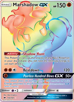 Marshadow GX (Burning Shadows #156)