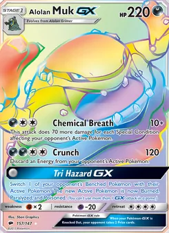 Alolan Muk GX (Burning Shadows #157)