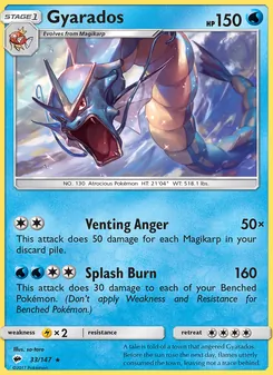Gyarados (Burning Shadows #33)