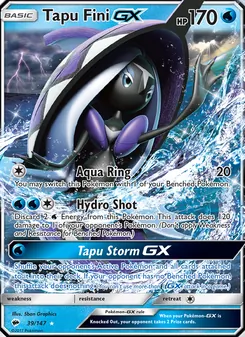 Tapu Fini GX (Burning Shadows #39)