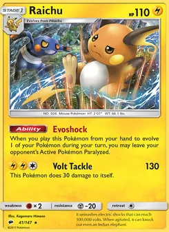 Raichu (Burning Shadows #41)