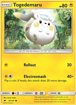 Togedemaru (Burning Shadows #47)