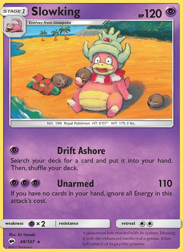 Slowking — Burning Shadows #48 (Pokémon TCG card)