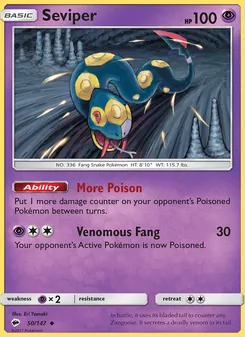 Seviper (Burning Shadows #50)
