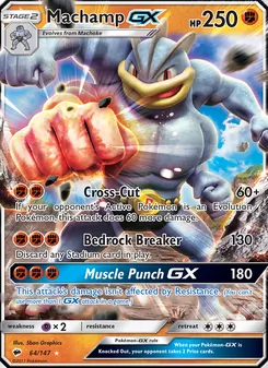Machamp GX (Burning Shadows #64)