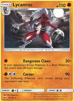 Lycanroc (Burning Shadows #75)