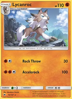 Lycanroc (Burning Shadows #76)