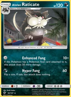 Alolan Raticate (Burning Shadows #82)