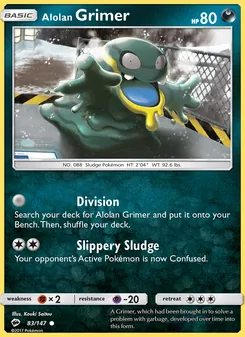 Alolan Grimer (Burning Shadows #83)