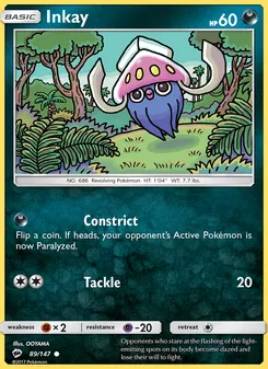 Inkay (Burning Shadows #89)
