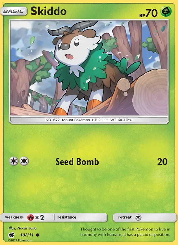 Skiddo — Crimson Invasion #10 (Pokémon TCG card)