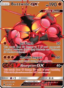 Buzzwole GX (Crimson Invasion #104)