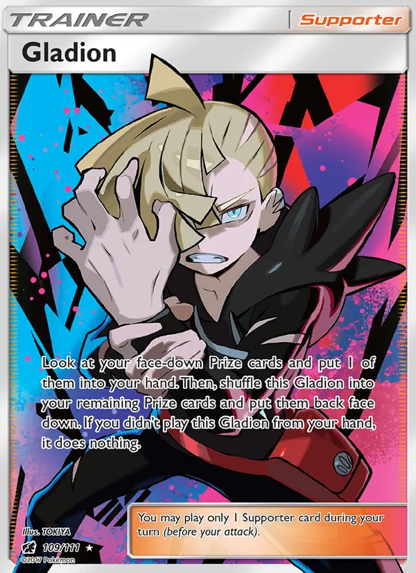 Gladion — Crimson Invasion #109 (Pokémon TCG card)