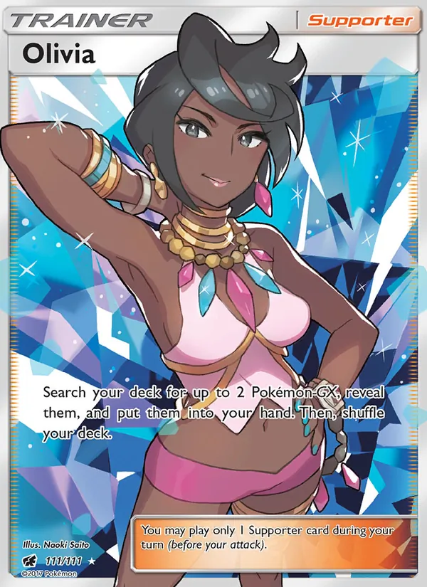 Olivia — Crimson Invasion #111 (Pokémon TCG card)