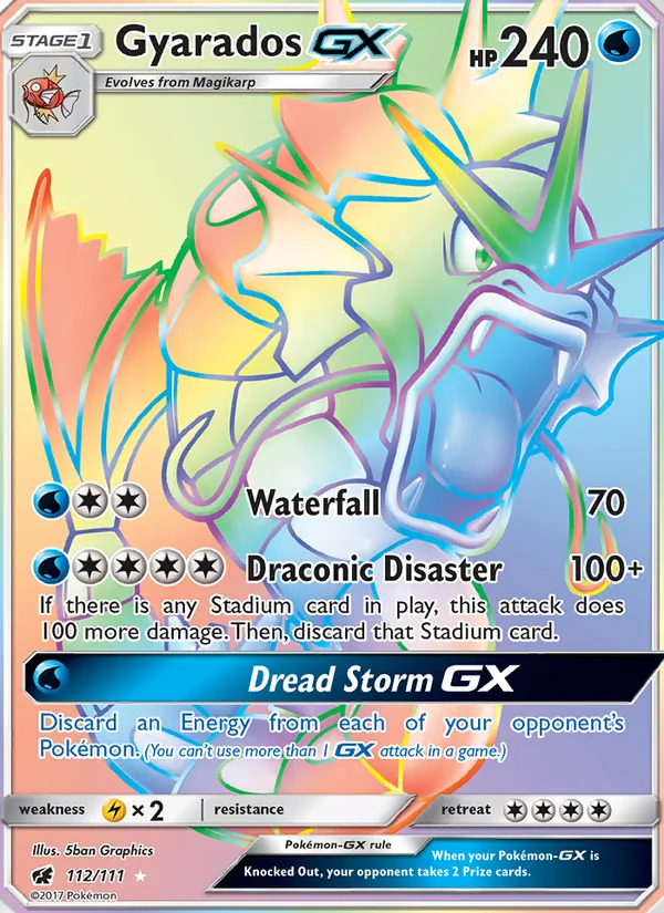 Gyarados GX — Crimson Invasion #112 (Pokémon TCG card)