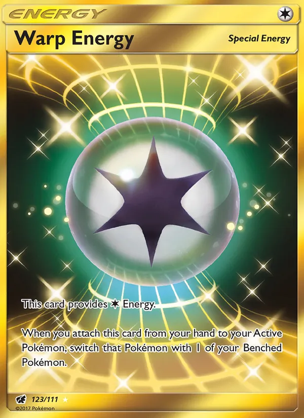 Warp Energy — Crimson Invasion #123 (Pokémon TCG card)