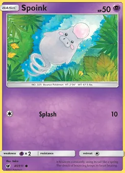 Spoink (Crimson Invasion #41)