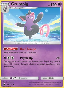 Grumpig (Crimson Invasion #42)