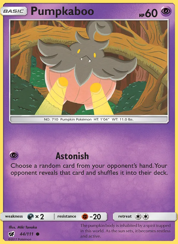 Pumpkaboo — Crimson Invasion #44 (Pokémon TCG card)