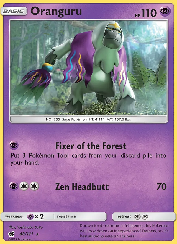 Oranguru — Crimson Invasion #48 (Pokémon TCG card)