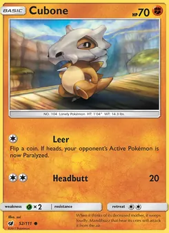 Cubone (Crimson Invasion #52)