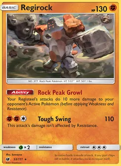 Regirock (Crimson Invasion #53)