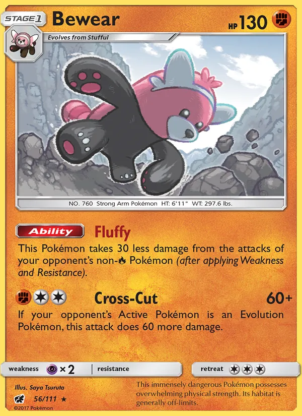 Bewear — Crimson Invasion #56 (Pokémon TCG card)