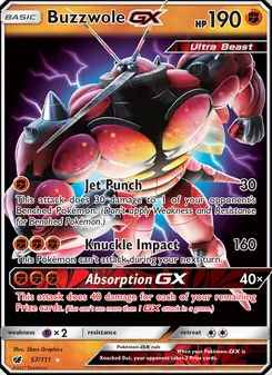 Buzzwole GX (Crimson Invasion #57)