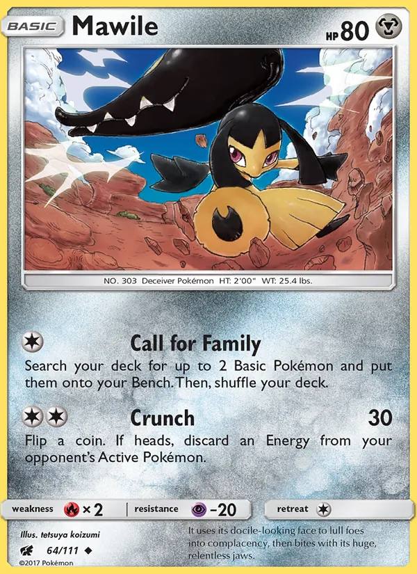Mawile — Crimson Invasion #64 (Pokémon TCG card)